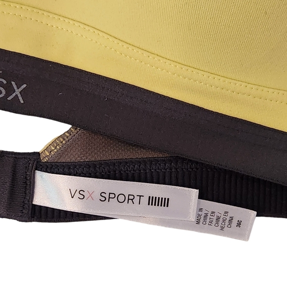 VSX Victoria's Secret Molded Cup Sports Bra - Yellow - Picture 6 of 8